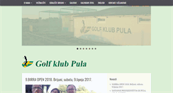 Desktop Screenshot of golfklub-pula.com