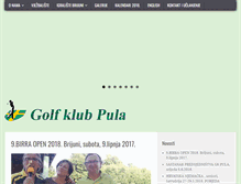 Tablet Screenshot of golfklub-pula.com